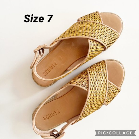 Schutz Woven Platform Espadrille - Picture 13 of 16